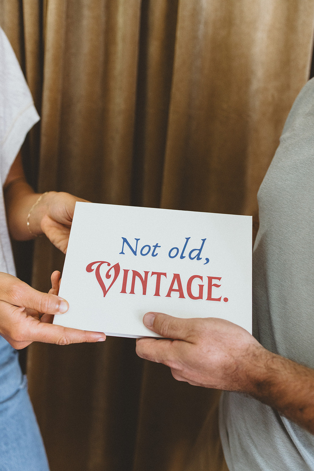 Not old, Vintage.